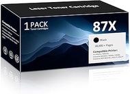 87X Black High Yield Toner CF287X Cartridge Replacement for HP 87X CF287X 87A CF287A Work with Enter
