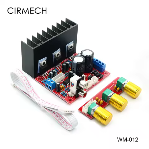 CIRMECH TDA2030A 2.1 super bass 2.1 subwoofer amplifier board three-channel Speaker Audio Amplifier 