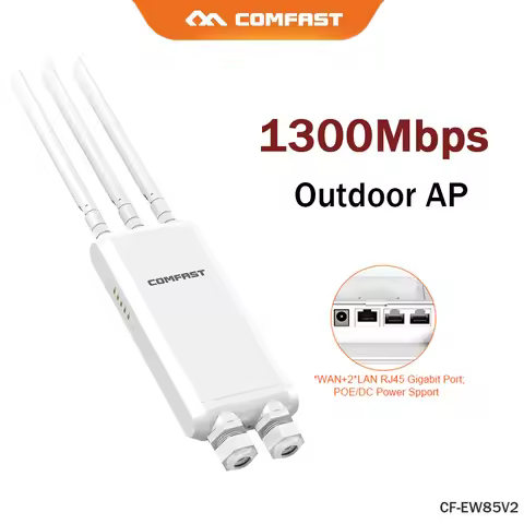 COMFAST 1300Mbps Outdoor WiFi Extender High Power Wireless Router AP 2.4G/5.8G Long Range Signal WiF