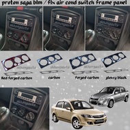 proton saga blm / flx air cond switch frame panel cover red forged carbon accessories saga fl / flx 