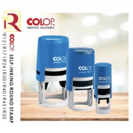 COLOP SELF-INKING R12 / R17 / R24 / R30 / R40 / R45 / R50 I ROUND STAMP I COP GETAH I RUBBER STAMP I
