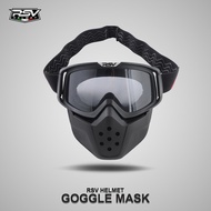 RSV Google Mask Super Color Clear Helmet