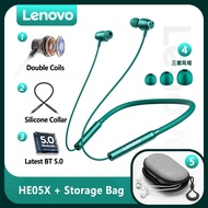 Lenovo HE05X HE05 PRO HIFI Stereo Sound Earphone Bluetooth 5.0 Wireless Headset Magnetic Neckband He