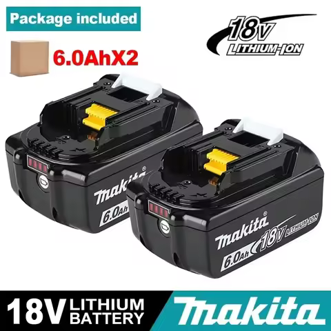 🍃🍃🍃2026 New Makita 18V BL1850B 6.0Ah Lithium Battery for LXT/TD173D/BL1830/BL1860/TW251D/TD251DZ Pow
