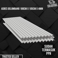 ASBES GELOMBANG | ASBES GELOMBANG 180CM X 105CM X 4MM DISKON