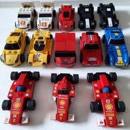 Lego Original Ferrari Pullback F1 Fxx GTO Etc. Set of 13 Pcs