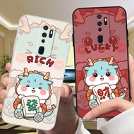 DMY case dragon oppo A9 A5 A74 A95 A93 A92 A52 A72 F11 F9 R15 R17 R9S plus Find X2 X3 X5 pro soft silicone cover case shockproof