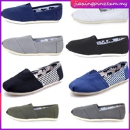 Toms Thomas Shoes Canvas Shoes Pure Color Flat Casual Couple kasut loafer Toms Shoes Slip on Shoes