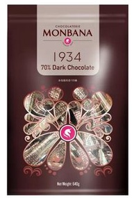 特價 640g Monbana 1934 70% 迦納 黑巧克力條 640公克  70% 黑巧克力 好市多 Dark