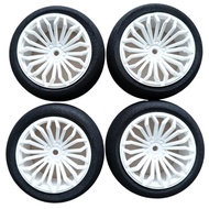 5H6A/B-EV10 Sponge Tires Nylon Wheel For HSP HPI Redcat 1/10 1/14 1/12 1/16 94123 94103 SAKURA D3 Ky