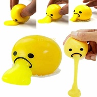 3/6 Pcs Puking Ball Egg Yolk Ball Toy Squishy Puking Egg Yolk Stress Ball Stress Relief Happy