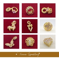 Charm | Dangle | Pendant | Forever Sparkling | 916 Gold | CZ Stones | Jewellery Craftsmanship | Fore