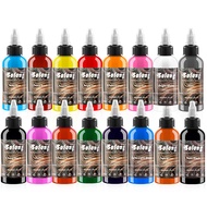 SOLONG Professional Tattoo Ink Set 9/16 Colors 30ML (1OZ) Original Premium Pigments for Tattoo Artis