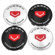 Style 4PCS 68mm OD 64mm ID Vossen Car Wheel Cap Vossen Sport Rim Hub Caps Cover