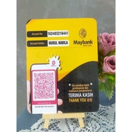 plak qr pay untuk scan qr code dengan tapak