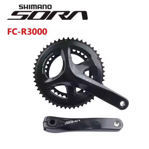 SHIMANO SORA R3000 Series FC-R3000 Crankset 2x9 Speed 170mm 50-34T Chainwheel For Road Bike Bicycle 