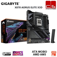 GIGABYTE X870 AORUS ELITE X3D ATX-MOBO AM5 DDR5 Motherboard + AMD 7000+ 8000 + 9000 Series Processor