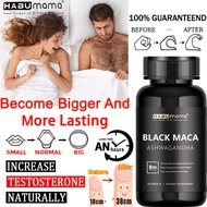 HABUMAMA Black Maca Capsules Natural Health Supplement Maca Energy Testosterone Booster Increases En
