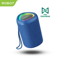 ROBOT Speaker Bluetooth 5.3 Super Bass 15W IPX7 Waterproof Tahan Air Baterai 4000mAh Playtime 20 Jam