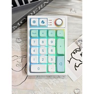 KEYCOOL/凱酷 K19機械鍵盤 筆記本藍牙數字旋鈕小鍵盤GASKET結構