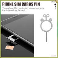 📎 100Pcs Stainless Steel Sim Eject Pin for Phone Silver Sim Tray Remover