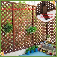 Outdoor Courtyard Antiseptic Wood Fence Partition Decoration Garden Balcony Solid Wood Fence Wall Ha