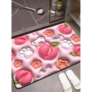 Entrance Household Foot Mat Bathroom Bathroom Doorway Absorb Water Anti-slip Mat Living Room Bedroom