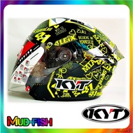 TOPI KELEDAR KYT NFJ NF-J ESPARGARO 2020 HELMET (DOUBLE VISOR)