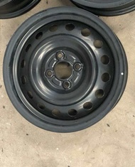 ล้อกะทะ Nissan ขอบ15 4รู100 ราราต่อวง