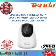 Tenda CP6 CP7 360 Ai Smart Wireless CCTV Cloud IP Camera 1080P 2K+ Smart Tacking Sound Light Alarm