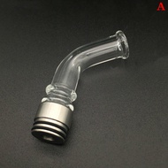 【Exclusive Online Deals】 1PCS 810/510 Stainless steel Long Straw Tip Curved Drip Nozzle Accessories 