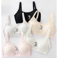 Teen Girls Cotton Bra 5pcs