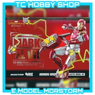(Ready Stock) E MODEL MORSTORM IRON MAN MK47 MARK 47 MK 47 DELUXE VERSION MARVEL SPIDERMAN HOME COMI