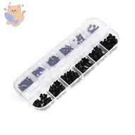 Black Computer Laptop Screw Set Countersunk Cruciform