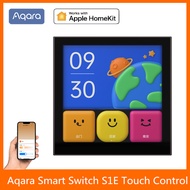 Aqara Smart Switch S1E Touch Control 4" Full LED Timer Calendar Power Statistics Scene Setting Remot