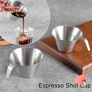 BEAUTY Espresso Shot Cup, 304 Stainless Steel Espresso Measuring Cup, Accessories 100ml Universal Coffee Measuring Glass