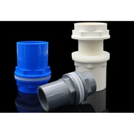 20-50mm PVC Pipe Connectors Thicken Fish Tank Pipe Drainage Connector Garden Drain UPVC Pipe Adapter Water Supply Pipe F