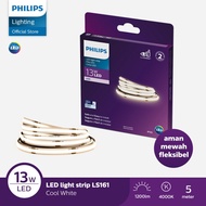 Lampu Philips LED Strip LS161 COB 13W 4000K 5M 24V Semi Putih