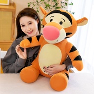Tigger Plush Toy Pillow Tiger Doll Soft Comfort Cute Cartoon Plushie Stuffed Toys Birthday Kids