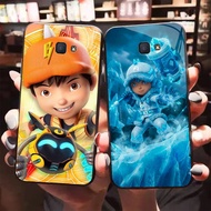 HW-5 BOBOIBOYS ICE Glass KACA Casing for Samsung Note FE J4 S24 S25 J7 J6 Core 9 Prime Pro Plus Ultr