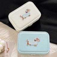 Storage Storage Box Small Portable Jewelry Box Large Capacity Female Earrings Earrings Earrings Ring