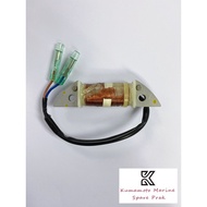 KUMAMOTO P/N:6B4-85520-00 Charge Coil For YAMAHA E15DMH 2 Stroke Outboard Engine Motor