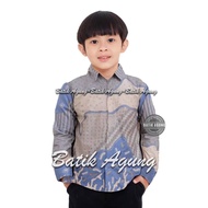 Kemeja Batik Anak Lengan Panjang Usia 1-13 Tahun Kemeja Batik Anak Laki Laki Terbaru Kemeja Batik An