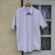 Vintage Brooks Brothers Dress Shirt Striped Button Up Italian Cotton