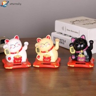 1 pcs boneka dashboard mobil pajangan solar kucing hoki lucky cat