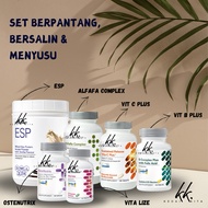 SHAKLEE Set Pantang Bersalin (ESP, Vitamin B, VitaLea, OsteNutrix, Alfalfa, Vitamin C) Trial Set Ful