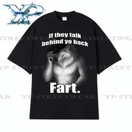 ✅24h Shipping&cod  If They Talk Behind Your Back,high-quality MEME T-shirt, Casual Style, Unisex.