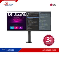 LG 34" UltraWide™ 21:9 QHD Ergo Monitor 34WN780-B 34 Inch WQHD Home Office Multitasking AMD Freesync