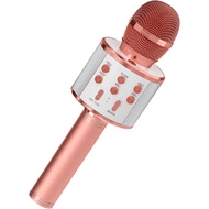 GIFTMIC Kids Microphone for Singing, Wireless Bluetooth Karaoke Microphone for Adults, Portable Handheld Karaoke Machine