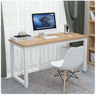 ONE - 電腦桌辦公室書桌學習桌(100x60x75cm)淺胡桃+白腳